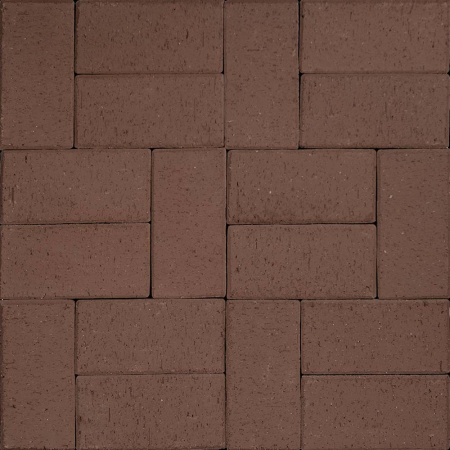 Клинкерная тротуарная плитка UniCeramix Braun, 200х100х16мм