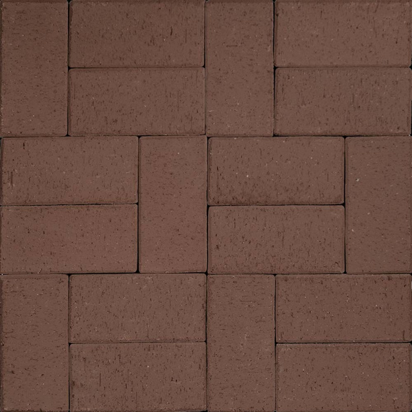 Клинкерная тротуарная плитка UniCeramix Braun, 200х100х16мм