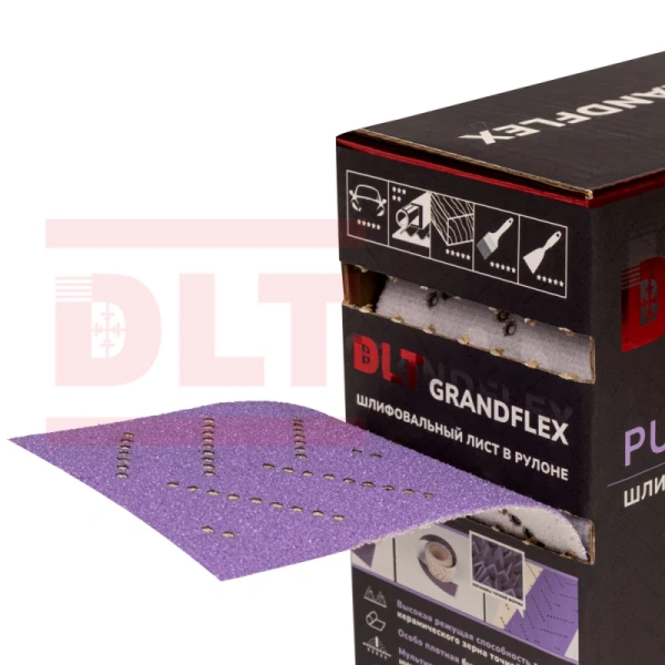 Шлифовальный лист в рулоне DLT GrandFlex PURO-ROLL P220 70мм*12м (керамика точной формы) арт. 3463