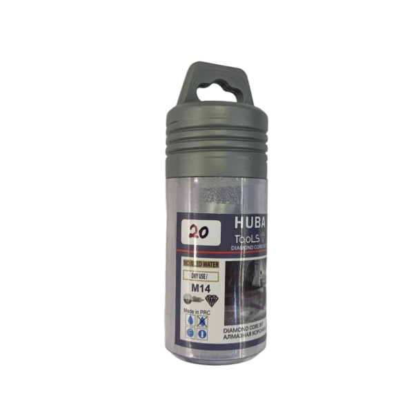 Коронка алмазная 20 мм для УШМ HUBA Tools арт. HTPro20