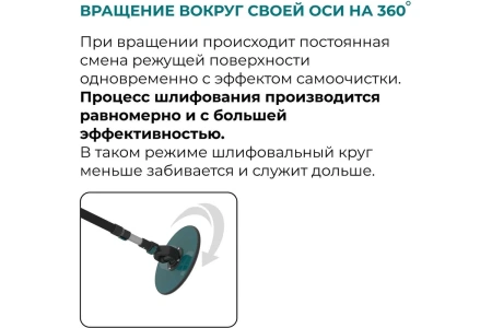 Шлифблок Lossew Q4 Aer disk 225 S (730-1140 мм) арт. Q4AerDISK225S