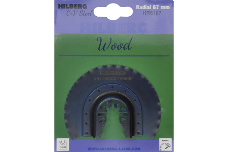 Полотно пильное по древесине Hilberg Radial Cr-V 87 mm HR6187 Полотно пильное по древесине Hilberg Radial Cr-V 87 mm HR6187