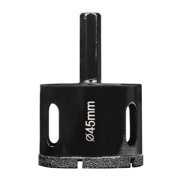 Коронка алмазная по керамике и стеклу 45мм под дрель DLT CERAMIC 0673 