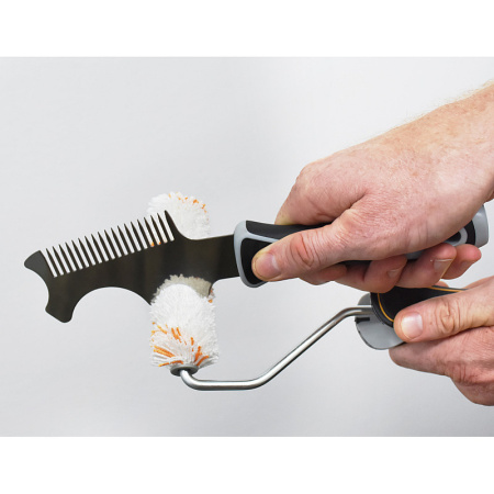 Малярная расчёска для очистки валиков и кистей 4 в 1, Rollingdog 50219