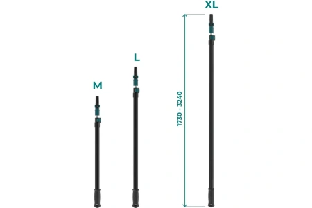 Удлинитель телескопический 173-324 см Lossew Q4 Stick A (XL)