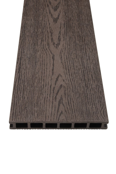 Доска террасная, CM-Decking, Grand, Wenge (венге), 4000х190х25мм