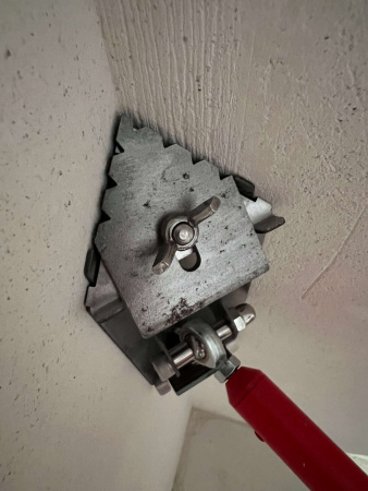 Рубанок для подрезки штукатурки, внутренний угол, шарнир, Corner PROFI арт. GRND-002