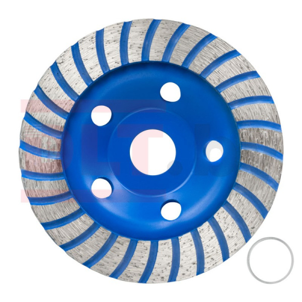 Чашка шлифовальная DLT&9Plitok TURBO 125мм/22,2мм, 0946