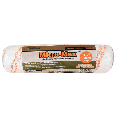 Валик для бюгеля Rollingdog Micro-Max 230мм (9") ворс 12мм микрофибра арт. 00292 Валик для бюгеля Rollingdog Micro-Max 230мм (9") ворс 12мм микрофибра арт. 00292