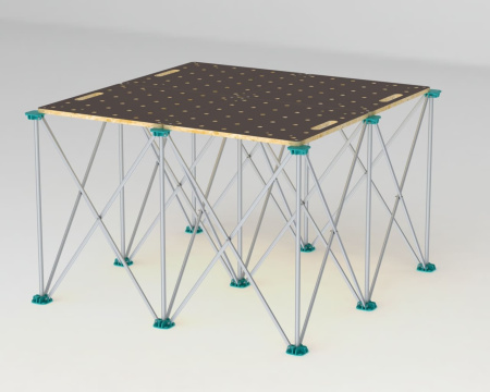 Подстолье складное ANT 120х120см со столешницами Lossew Q4 (комплект)