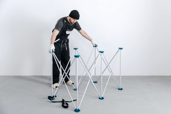 Подстолье складное ANT 120х120см со столешницами Lossew Q4 (комплект)