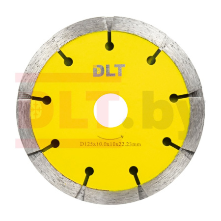 Диск для штробления алмазный DLT  №1 125мм/22,23мм/сдвоенный, 1171