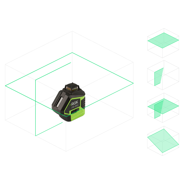 Лазерный нивелир RGK PR-81G Сумка