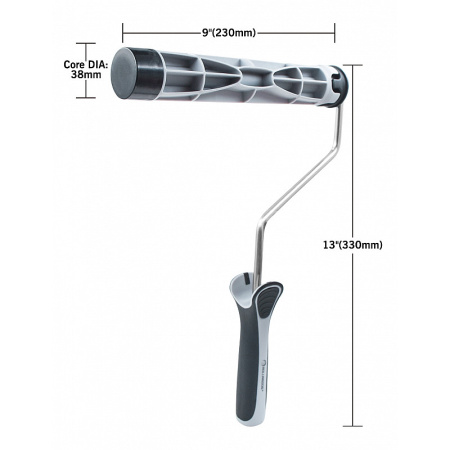 Ручка для валика каркасная 230 мм (9"), Ø38мм Rollingdog X-Frame арт.30113