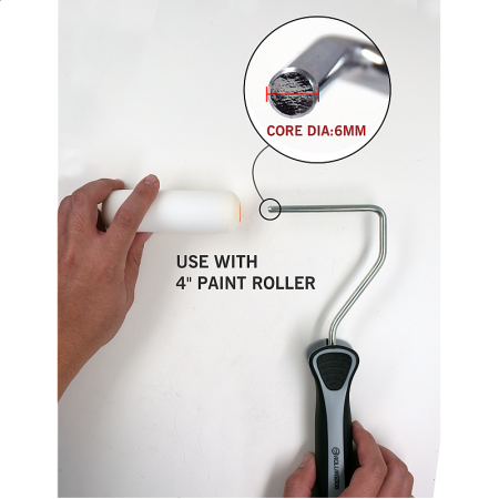 Набор мини-роликов Rollingdog GLOSS-KING 100м, для бюгеля 6мм, поролон (10шт.) арт.00348