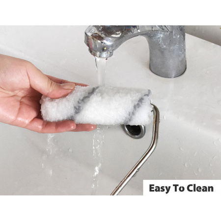 Набор мини-роликов с бюгелем Rollingdog NYPOLY 100мм, ворс 12мм, полиэстер/полиамид (6шт) арт.60264