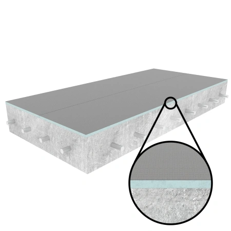 Панель теплоизоляционная конструкционная односторонняя Teplofom+ 100 XPS 2500х600х100мм