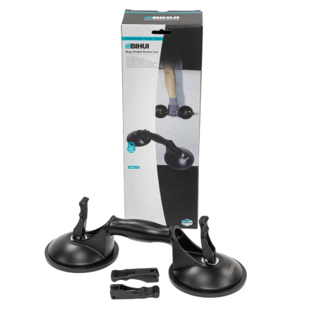 Присоска двойная для шероховатой или слегка структурной поверхности BIHUI SCDB4, 85кг