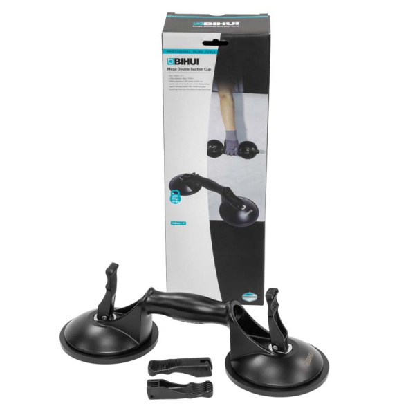 Присоска двойная для шероховатой или слегка структурной поверхности BIHUI SCDB4, 85кг