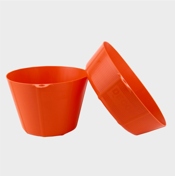 Емкость DЕCOR для гипса и затирки 0,67 л, низкая 670-0067