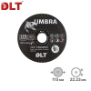 Алмазный диск DLT Umbra (ЗАВОДСКОЙ РЕЗ), 115x1,1мм из черной смолы, арт.5225