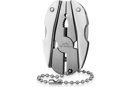 Брелок мультитул дорожный инструмент 5 в 1 VertexTools 0038-5-100