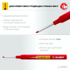 Строительный маркер для отверстий Зубр L30мм, d3,0 мм, красный арт. 06338-3
