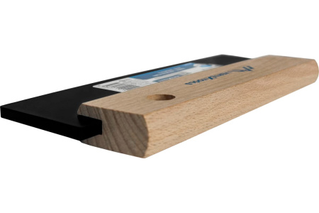 Резиновый шпатель VertexTools 195 мм, с деревянной ручкой арт.1606-195