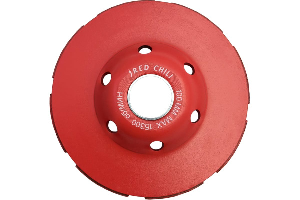 Чашка шлифовальная RED CHILI СЕГМЕНТ 100мм/22,2мм 04-100-14
