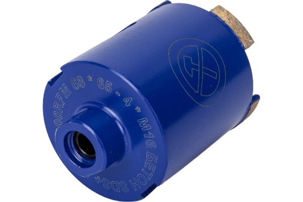 Коронка алмазная по бетону 68мм SDS plus VertexTools  333-1-68 