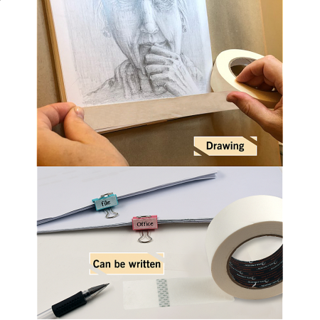 Малярная лента из крепированной бумаги Rollingdog 48мм x 50м (7 дней) арт.80024