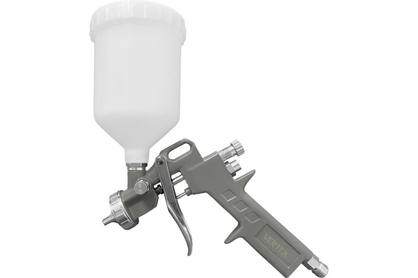 Краскораспылитель с пластмассовым бачком VertexTools 0019-01 Краскораспылитель с пластмассовым бачком VertexTools 0019-01