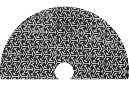 Алмазный гибкий шлифовальный гальванический круг 100мм Р50 VertexTools арт.2500-50