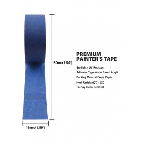 Малярная лента Rollingdog Painters-Shield 48мм x 50м (14 дней) арт.80021