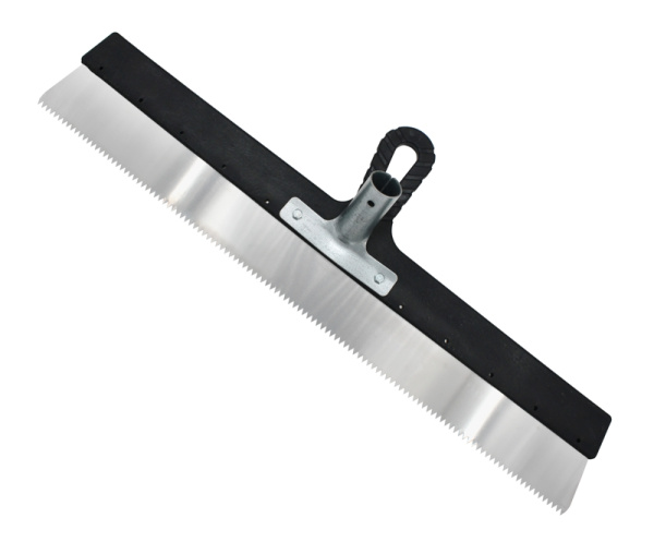 Ракля для наливного пола пластиковая ручка, зуб 5мм, 600мм, тулейка 25мм