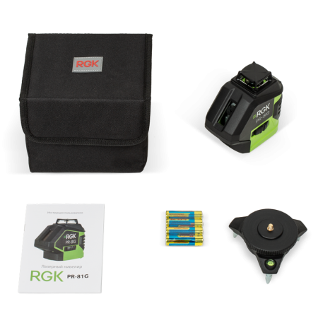 Лазерный нивелир RGK PR-81G Сумка