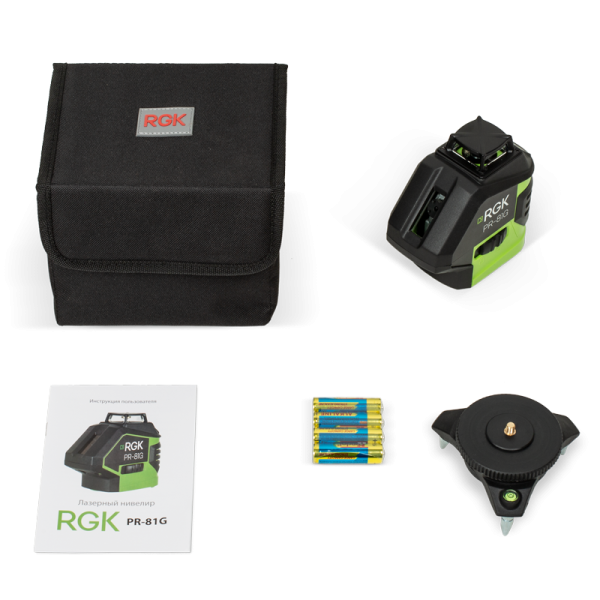 Лазерный нивелир RGK PR-81G Сумка