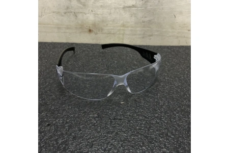 Очки защитные тип Классик открытого типа ПРОЗРАЧНЫЕ с черной дужкой
