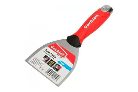 Шпатель малярный 76мм (3") Goldblatt FLEX PUTTY, нерж. сталь, ручка SoftGrip G05077