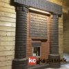 Печной кирпич КС-Керамик Темный шоколад R60 250х65х120, R60