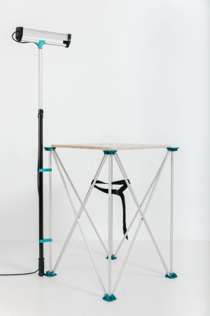 Подстолье складное ANT 120х120см со столешницами Lossew Q4 (комплект)