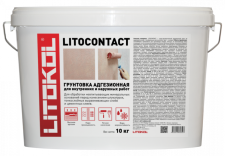 LITOCONTACT Кварцевая адгезионная грунтовка LITOKOL, 10 кг