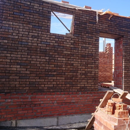 Печной кирпич Кёнигштайн Мангейм Сепия 1НФ 250х65х120 мм