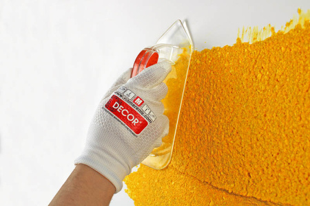 Кельма DECOR угловая 222х84 мм, для мягких декоративных материалов, арт.640-222