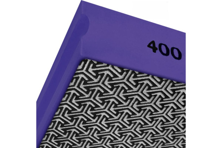 Губка алмазная шлифовальная №400 90х55мм, VertexTools 90-55-400