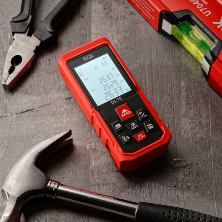 Лазерный дальномер 70м RGK DL70, 4610011873911