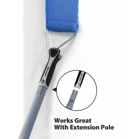 Набор мини-роликов с бюгелем Rollingdog NYPOLY 100мм, ворс 12мм, полиэстер/полиамид (6шт) арт.60264