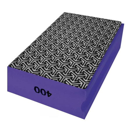 Губка алмазная шлифовальная №400 90х55мм, VertexTools 90-55-400