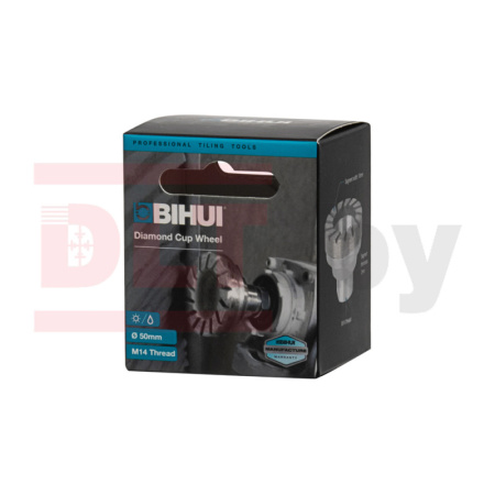 Чашка шлифовальная BIHUI Diamond Cup Weel 50мм/M14, DGW50