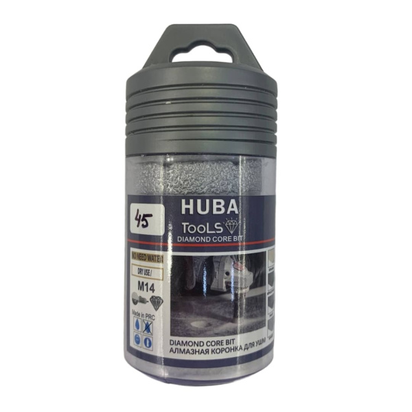 Коронка алмазная 45 мм для УШМ HUBA Tools PRO арт. HTPro45